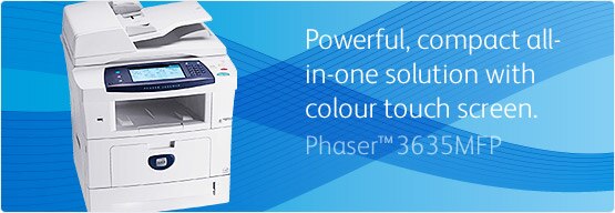 Phaser 3635MFP - Powerful, compact all-in-one solution with colour ...