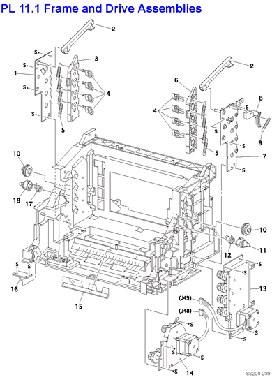 Xerox Office Products - Phaser 6200 Parts List/Diagrams